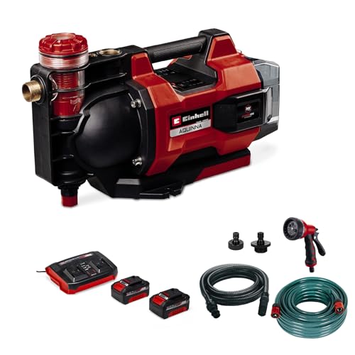 Einhell Akkugartenpumpe AQUINNA 36/38 F LED AUTOMATIC Hochdruck 4,0 Ah
