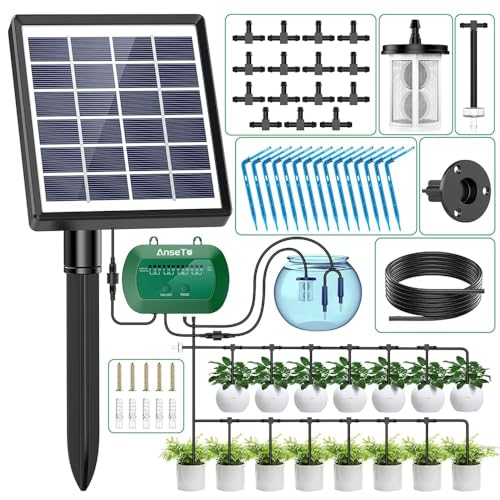 AnseTo Solar Bewässerungssystem BSV-IC007 12 Timer-Modi