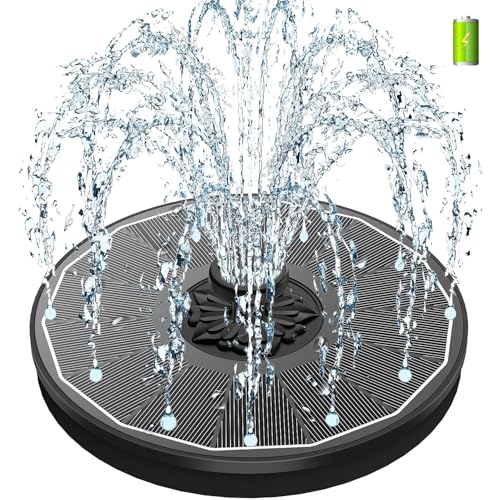 SZMP Solar Springbrunnen AS10P1 mit Batterie für Teich und Garten 4.6