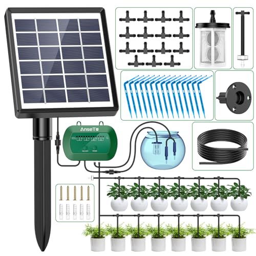 AnseTo Solar Bewässerungssystem BSV-IC007 12 Timer-Modi