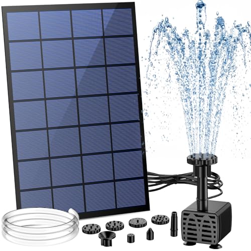 AISITIN Solarbrunnen 2.5W Teichpumpe für Garten 19,99 €