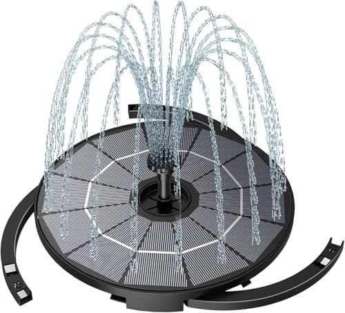 AISITIN Solarbrunnen 2.8W DIY für Vogelbad Garten