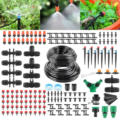 Yaobluesea Bewässerungssystem 315 Teile Garten Set