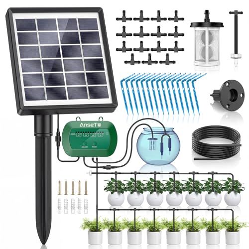 AnseTo Solar Bewässerungssystem BSV-IC007 12 Timer-Modi